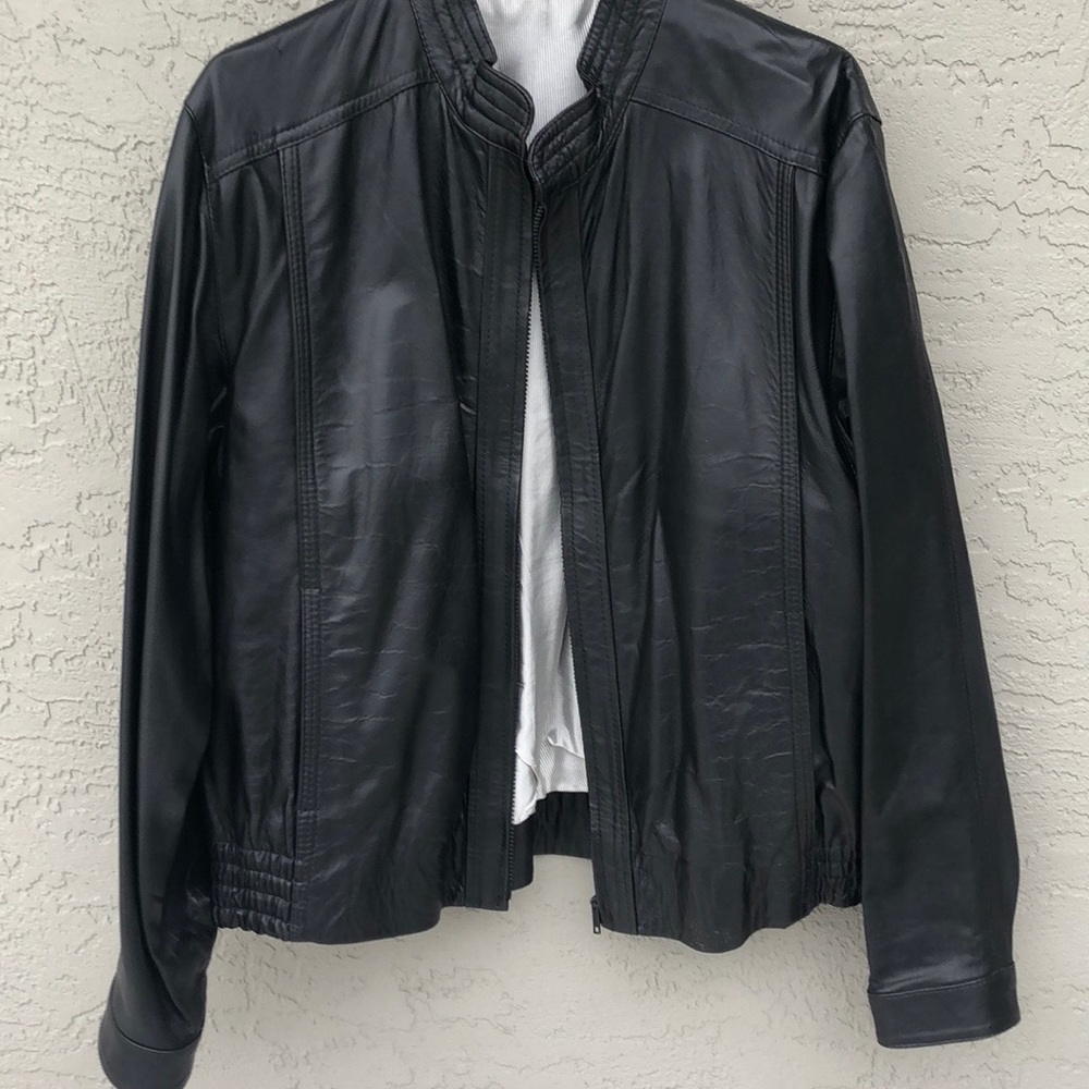 Vintage German Leather Jacket - European 56